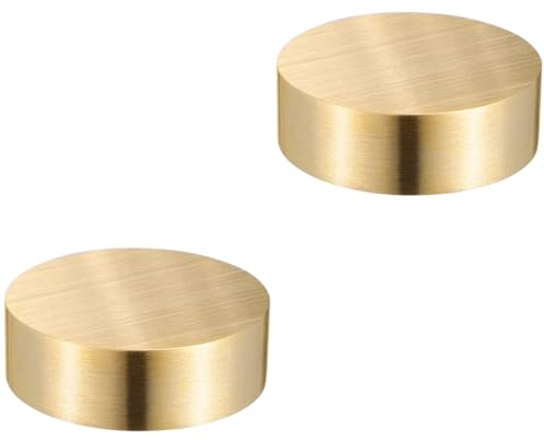 Cabilock 2stücke Kleiner Messing Briefbeschwerer Für Kalligraphie Rundes Design Für Zeichnungen Und Schreibtischdekoration Sichere Nutzung Und Angenehme Handhabung Perfektes