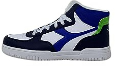 Diadora Raptor Mid PS, Scarpe da Ginnastica Unisex-Bambini e Ragazzi, Color, Peacoat Surf The Web Jasmine, 39 EU