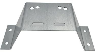 Porta ruedas de repuesto universal Yourkon para remolques/caravanas, 3 mm de acero, 34x10,9 cm