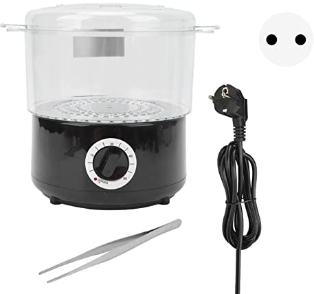 Scaldasalviette Dal Design Moderno a Secchio, Scaldasalviette Elettrico con Pinzette, Funzione di Temporizzazione del Riscaldamento Rapido Vaporizzatore per Asciugamani (Spina