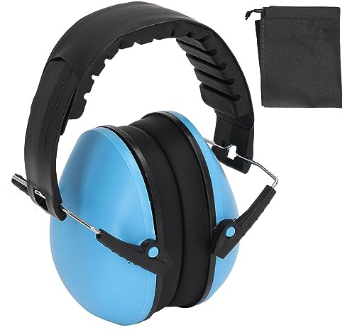 Cuffie Antirumore, NRR 21DB Cuffie Antirumore Cuffie Insonorizzate con Cancellazione del Rumore Cuffie Antirumore di Sicurezza Per Partite di Calcio, Concerti, Spettacoli Aerei, Fuochi D'artificio, Bl