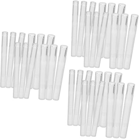 minkissy 36 Stk Verpackung für Nagellackstifte Nagelpolitur light nail flo nagelack leere Nagelölstifte Mini-Nagelhautölflaschen doppeltes Augenlid leere Flasche Lipgloss Container Lecythus