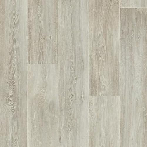 Sol Vinyle Effet parquet chêne scandinave Blanchi - Rouleau de 4m x 2m