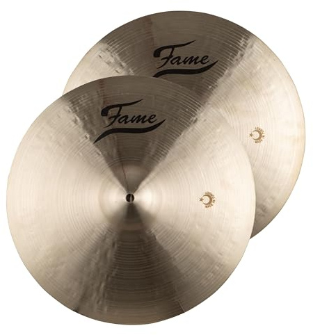 Fame Masters B20 Heavy HiHat 15, handgefertigt in Istanbul, Traditional Finish, ausgewogener Klang, sensible Ansprache, klarer Chick-Sound, ideal für Studio und Live-Performance