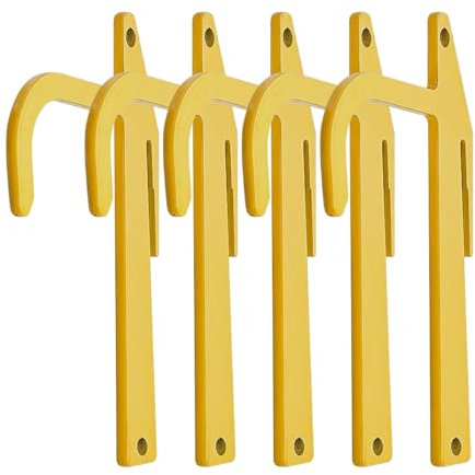 Chain Link Fence Banana Clip 5pcs Metal Fence Fabric Stretcher Hook Loop Mesh Tools for Wire Mesh, Hardware Fence Fabric Stretcher