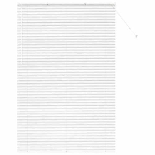 Persiana per finestra in alluminio bianco manuale con tende – perfetto controllo della luce per soggiorno e camera da letto – durevole ed elegante