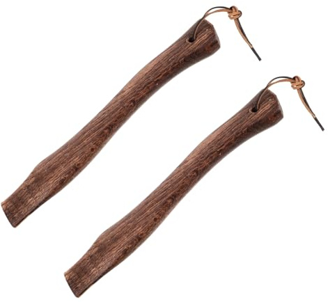 GARIOUANS 2 pezzi Manico in Legno Ergonomico per Accetta Impugnatura Antiscivolo Curva per Riparazione Attrezzi da e Lavori Esterni