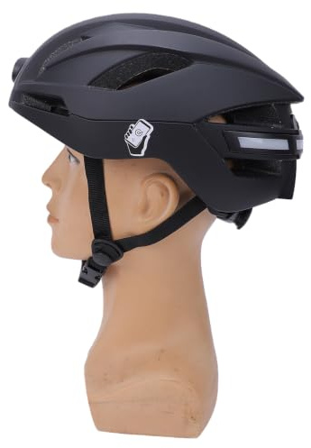 Luocute Intelligenter Fahrradhelm, BT-fähig, mit 1080P-Kamera, Blinker, Eingebauten Lautsprechern und Mikrofon, für Erwachsene, Männer, Frauen, Sicherheit Beim Radfahren