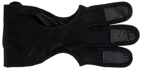 HOMOBABE Guanto da Tiro L'arco Regolabile per Protezione Dita, Accessorio Professionale Resistente All’usura, Attrezzatura Portatile per Caccia e Tiro All’aperto