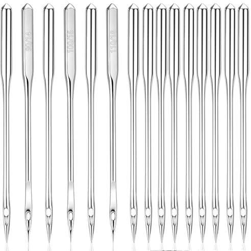 60 Aiguilles pour Machine à Coudre,Taille Universelle 90/14 100/16 110/18 | 3 Tailles D'aiguilles Universelles pour Machine à Coudre, Taille Universelle 90/14 100/16 110/18, pour Cuir,Jeans,Toile,Tissu