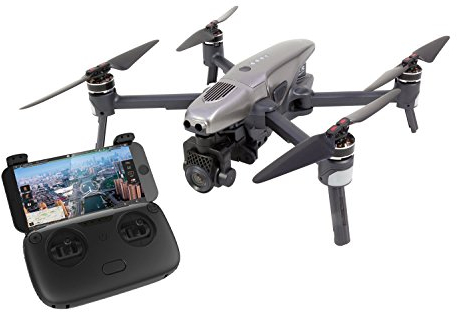 Walkera 15001000 Vitus Portable Quadrocopter RTF-FPV-Drohne mit 4K UHD-Kamera, Hinderniserkennung, GPS, Active Track, DEVO F8S-Fernsteuerung, Akku und Ladegerät