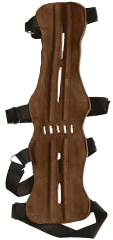 elToro Traditioneller Armschutz Lang 32 cm (Wildleder - Hell)