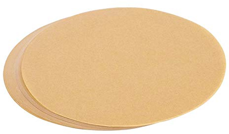 100 Blatt Ø33cm Airfryer Backpapier Für Heißluftfritteuse Zuschnitte Rund, Hitzebeständig Antihaftbeschichtet Pergamentpapier Für Pizza, Ofen, Luftfritteuse, Bratpfanne, Grill