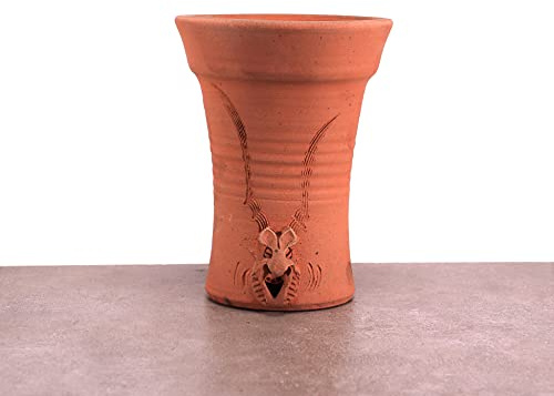 Palatina Werkstatt schlanker Blumentopf Blumenkübel aus Terracotta | frostfester Pflanzgefäß Pflanztopf Deko für Innen Außen (M)