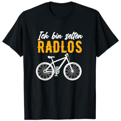 Ich Bin Selten Radlos Lustiges Fahrradfahrer Fahrrad Rad , Halbarm, T-Shirt