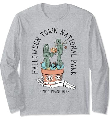 Disney The Nightmare Before Christmas Jack & Sally Cactus Long Sleeve T-Shirt