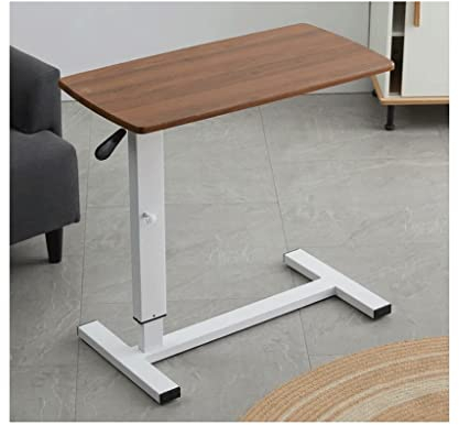 POCHY Betttische Überbett-Nachttisch Höhenverstellbarer Überbetttisch Laptop-Stehpult Mobiler Überbett-Schreibtisch für Zuhause und Büro luxuriös
