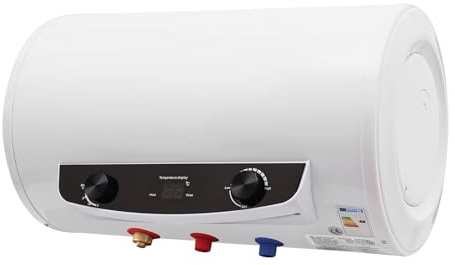 Elektrischer Wassererhitzer, Warmwasserbereiter 230v Durchlauferhitzer für Dusche und Küche Wandmontage 30L Fassungsvermögen Edelstahl Heizstab IPX4 Wasserdichtigkeit für Küche Bad Wohnmobil Schule