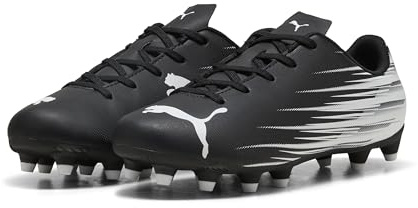 PUMA Fotbollsskor ATTACANTO II FG/AG JR barn tonåring utomhus 108496 vit, Puma Svart Puma Vit, 29 EU