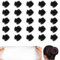 Yesimola35PCS Redecilla De Moño Invisible,Redecillas para Moños Malla con Borde Elástico,Redecilla Moño Ballet,Accesorio de Peinado para Niñas para,Enfermera,Bailarinas,Azafatas de Línea Aérea