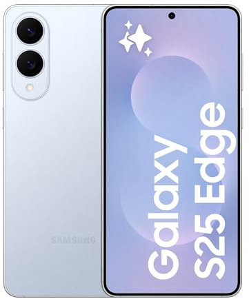Samsung Galaxy S25 Edge, Smartphone AI, 3 anni di Garanzia del produttore, Display 6.7'' QHD+ Dynamic AMOLED 2X, Fotocamera 200MP, RAM 12GB, 512GB, 3.900 mAh, Titanium Icyblue [Versione italiana]
