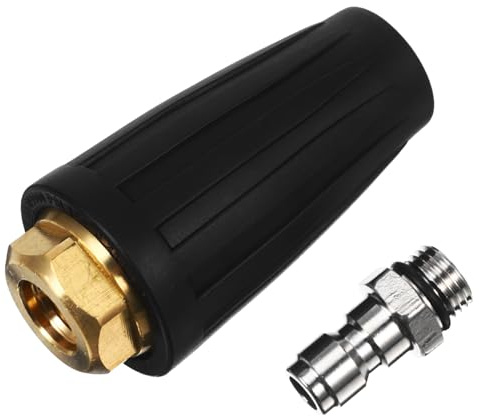 TOYANDONA Nozzle for Pressure Washer Rotatable Washer Tip Durable Replacement Nozzle for Car Motorcycle Window and Driveway Cleaning Psi Performance