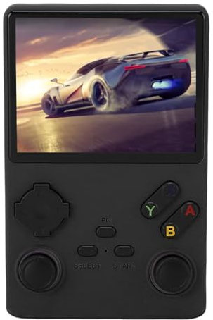 Consola de Juegos de Mano V40 Pro Retro, Consola de Video con 256 GB Integrado en Más de 35000 Juegos, 3800 MAh Recargable, Linux, Pantalla de (Black Izquierda: 9L3Z 1562187 JA, Derecha: 9L3Z)