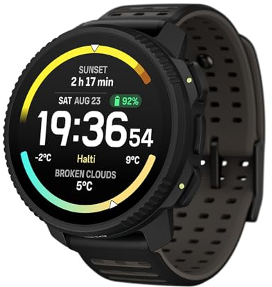 SUUNTO Vertical 2 GPS Sport Watch, Bright AMOLED Touchscreen with Rugged Design, Built-in LED Flashlight, 20-Day Battery Life, Offline Maps, Trusted Navigation, 115+ Sport Modes, Sleek for Daily Use