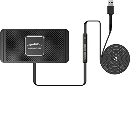 BTFWM For 5 7. 10W C1 Car Qi Wireless Charger Pad Fast Charging Dock Station Non Slip Mat Power Adapter