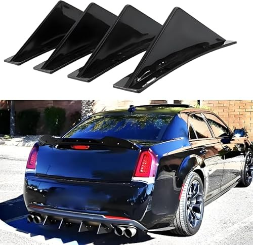WENINETIES Auto Heckspoiler für VW Up 3-Doors 2011-, Auto Heckstoßstangen Diffusor Spoiler ABS Außenbeschläge