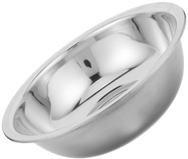 DECOMELODY Bassine Ronde Favorise la Circulation Sanguine pour Bain de Pieds en Acier Inoxydable Moderne et Élégante pour Salon et Usage Domestique