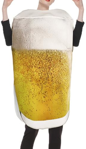 Lruvaqi Beer Costumes for Adults - Funny Foam Soft Suits | Stein Costume Cosplay Clothes | for Events Carnivals Stage Bar Party Holiday Photoshoot Men Women Cosplayer