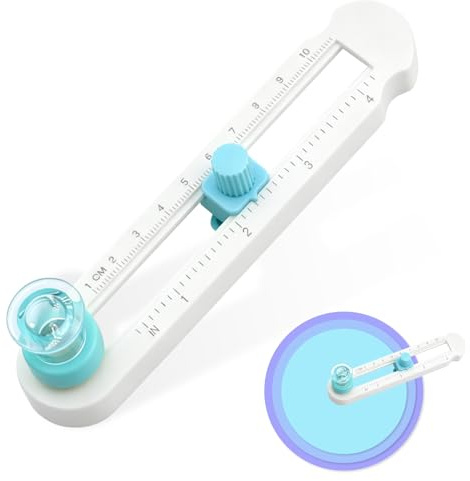 Circle Cutters for Crafting,Adjustable 2-20 Cm 360° Rotary Paper Trimmer | 8in Adjustable Circle Paper Cutter,Circular Cutting Tool Perfect for Crafting,Scrapbooks,Photo Paper Mount,Art DIY Projects