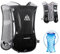 TRIWONDER 5L Running Vest Hydration Backpack Pack Running Hydration Vest Marathon Race Water Backpack Cycling Hiking for Men Women (Black - with 1.5L Water Bladder)