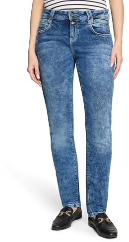 Cartoon Damen Broek 1/1 lengte Jeans, Blau, 44 EU