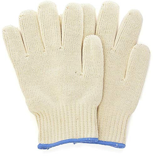 Extreme Heat Resistant Oven Gloves (1 Pair) Upto 250' C With Fingers Oven Mitts Kitchen Pot Holders Cotton Gloves Kitchen Gloves Double Oven Mitt Set