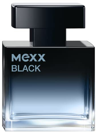 Mexx Black Man Eau de Toilette - Woody Aquatic Mens Fragrance 30ml