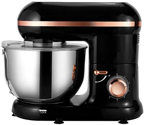 DALLAS - Robot da cucina multifunzione, 1500 W, ciotola da 5,5 l, colore: Rosa oro e Nero