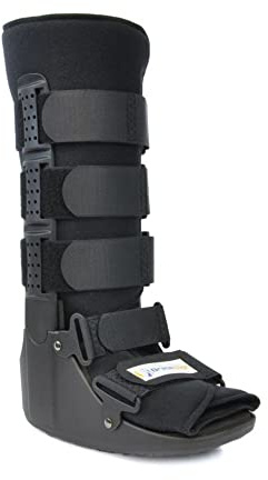 Brace Direct Wide 2E CAM Walker Boot - Tall Fracture Boot in Wide Width - Orthopedic Support for Post Op Recovery, Fractures, Bunions, Sprains (M: US Shoe Size Men 9-11, Women 10-12.5)