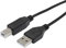 APM 570300 6ft USB-A to USB-B Printer Cable Compatible with HP Epson Canon Lexmark Brother Scanner Hard Drive Computer Black