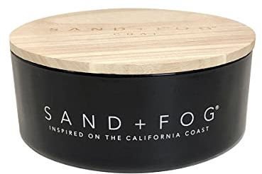 Sand + Fog Scented Candle - Chai - Additional Scents and Sizes – 100% Cotton Lead-Free Wick - Luxury Air Freshening Jar Candles - Perfect Home Décor for Your Cocktail Table – 34 oz