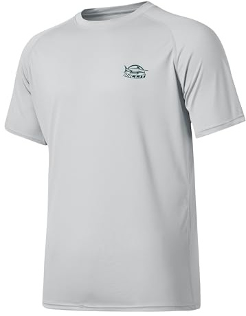 WILLIT Herren UV Shirt UPF 50+ Schwimmshirt | Schnelltrocknend Leicht Sonnenschutz Kurzarm Rashguard Atmungsaktiv T-Shirt für Outdoor Angeln Surfen Wandern Laufen