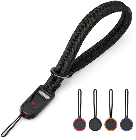 INGRAMS Kamera Handschlaufe mit Schnellverschluss. Verstellbarer Kameragurt für Handgelenke, Ultraleichtes Gewicht Paracord Kamera Band Handgelenkschlaufe
