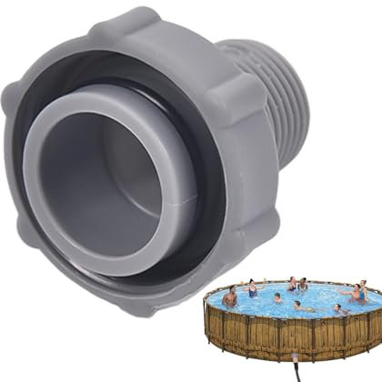 Schwimmbad Ablaufgarnitur - Pool Ersatzteile - Schwimmbad Ablaufrohrverschraubungen Anschluss - D1,5 Zoll Ablaufverbinder Effiziente Entwässerung Auslaufsicheres Poolzubehör