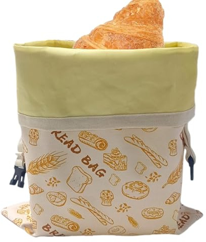 Bienenwachs-Brotbeutel, 30 x 39 cm, Lebensmittelaufbewahrungsbeutel für langanhaltende Frische, Kastenkonservierung mit wiederverwendbarem, umweltfreundlichem Design, Sandwich- und Bäckerei-Küche