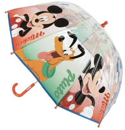 Mickey Mouse Paraguas Manual Infantil 45cm Disney Oficial