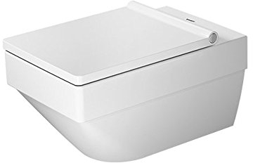 Duravit Vero Air Wand-WC Duravit Rimless 37x57cm, Spülrandlos, Tiefspüler, 2525090000, Farbe: Weiß