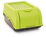 Novaliv Kartoffel Aufbewahrungsbox | klein 3,5L | GRÜN | Zwiebelbox | Gemüsebox stapelbar Kartoffelbox Zwiebel Aufbewahrung Kartoffelkorb Obstbehälter Kartoffelkiste Frischhaltedose Möhren