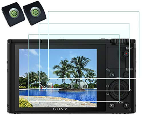RX100 VII Displayschutz Displayschutzfolie für Sony RX100M7 RX100VII RX100VI RX100V RX100IV RX100III RX100II RX100 Digitalkamera,0,3 mm Härtegrad 9H gehärtetes 3+2 Stück