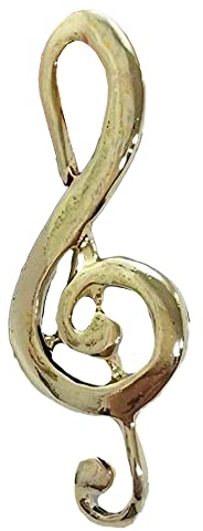 GFM® Broche note de musique – (Brch-MUNote-SN), Small, Métal